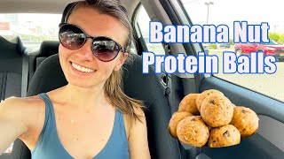Making Banana Nut Protein Balls LIVE!