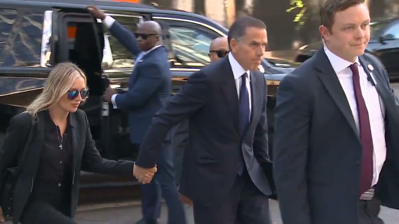 Raw Video: Hunter Biden arrives at Los Angeles court for start of tax trial