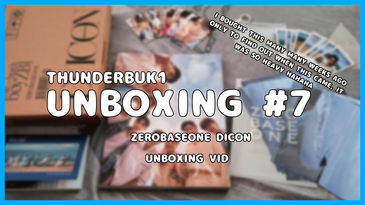 UNBOXING VID NO 7 | ZEROBASEONE The Beach Boyz DICON Unboxing!!