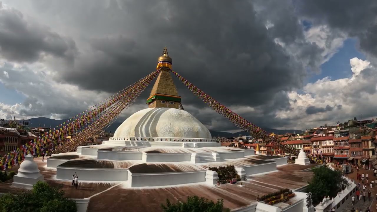 Boudha Stupa बौद्धनाथ, Kathmandu Time Lapse