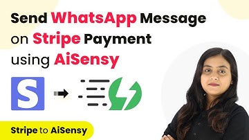 How to Send Automated WhatsApp Message on Stripe Payment using AiSensy | Stripe to WhatsApp