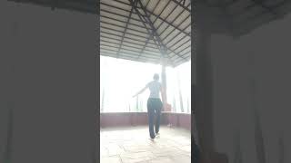 Stretching After Barefootwalk and🏃♀️. #learninggeeta #fruitarianjourney #climatechange #mission2030
