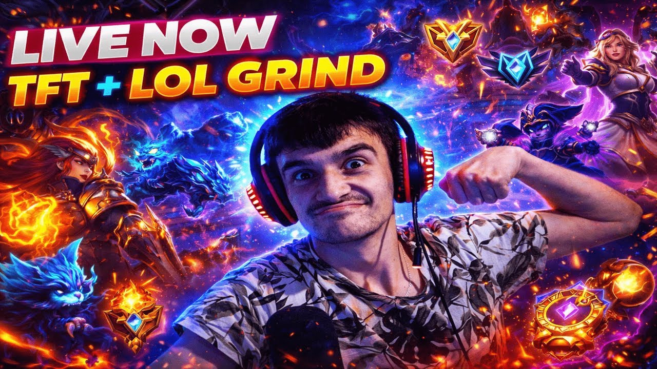 LIVE 🔴 TFT + League of Legends GRIND | Rank Push Tonight!