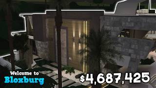 Visitng $4.6M  HOLLYWOOD MANSION on BLOXBURG! *DETAILED* | Roblox Bloxburg