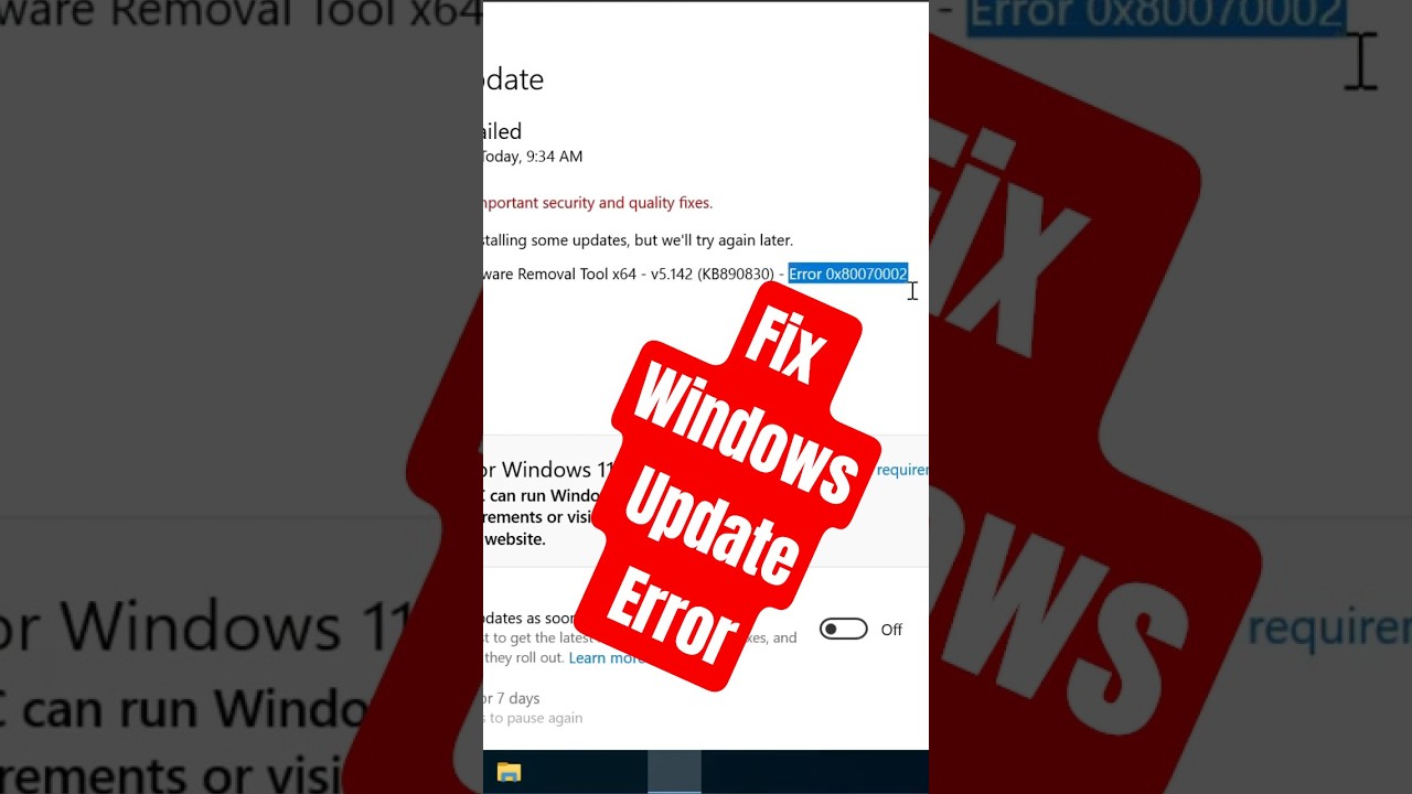 Fix Windows Update Error 0x80248007 in Windows 11 & 10 