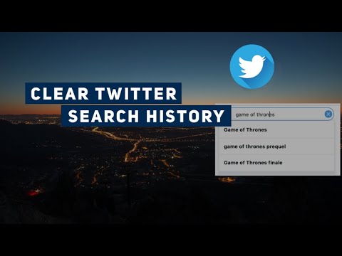 clearing twitter search history clearing twitter search history