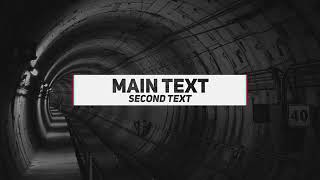 Glitch Lower Thirds v1.0 After Effects Templates
