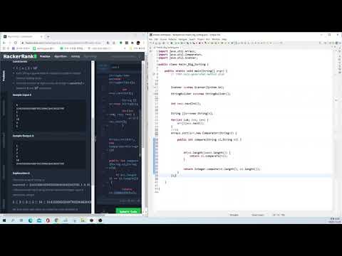 HackerRank-Big Sorting