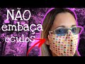 MÁSCARA DE PROTEÇÃO PRA QUE USA ÓCULOS/ MOLDE GRATIS/ HOW TO MAKE FACE MASK.