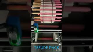 TEFUDE chocolate coated breadstick counting and packaging machine
