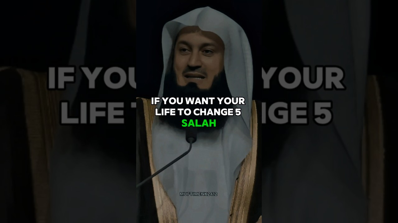 If you want your life change 5 Salah. 