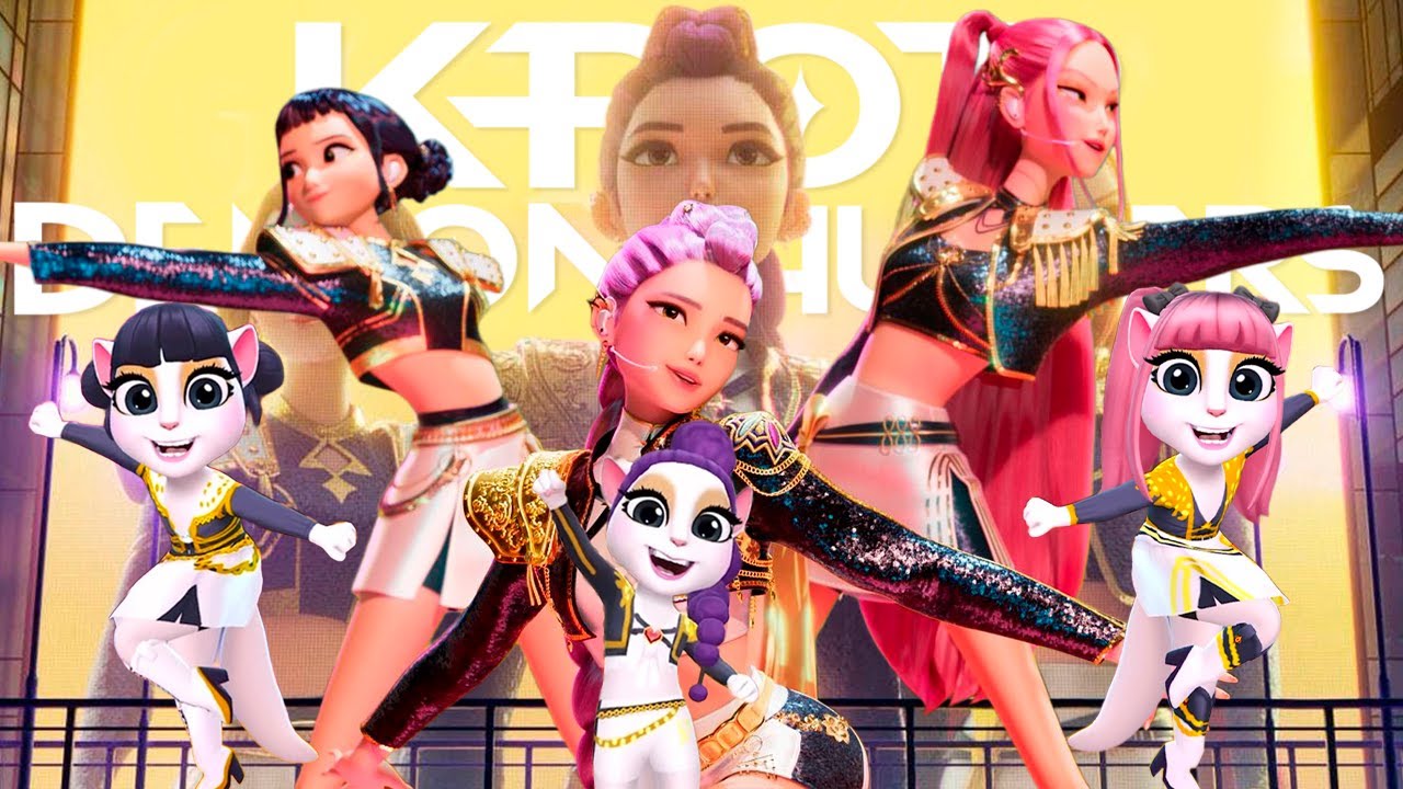 😈🎵 My Talking Angela 2 | K-POP DEMON HUNTERS | New Cosplay | Makeover 🔥✨