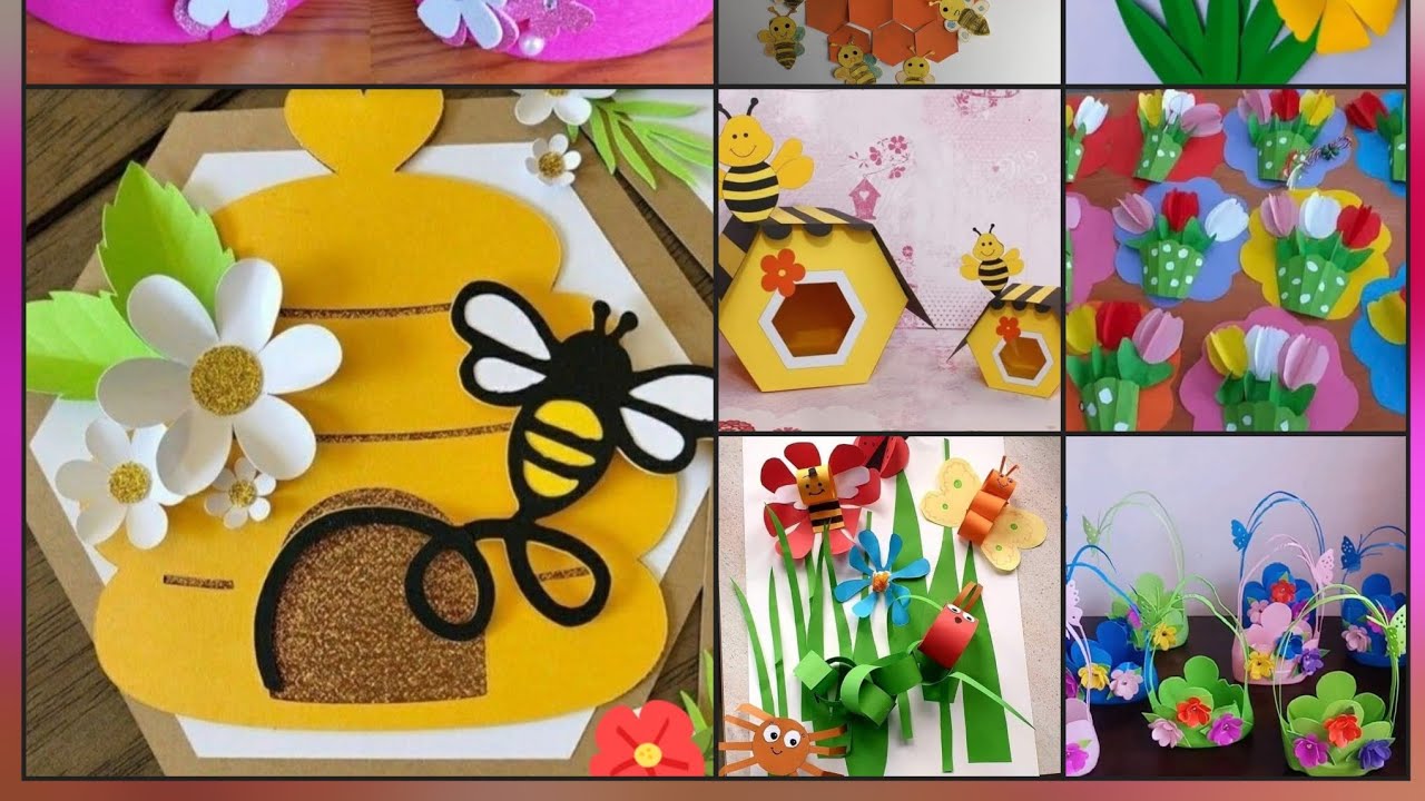 super easy paper crafts//school decoration ideas//classroom decoration ideas YouTube