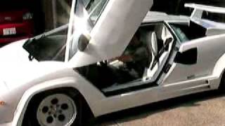 LAMBORGHINI　COUNTACH　＆  DETOMASO PANTERA GT4 LE MAN ! De Tomaso Pantera Vs Lamborghini Countach