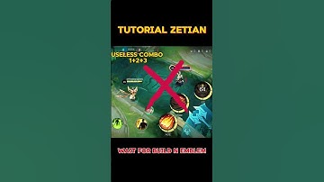 Tutorial zetian by Zoro_vines #mlbb #combo #moba #shorts