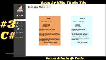 #3 Chương Trình Quản Lý Hiệu Thuốc Tây - Form Dashbord