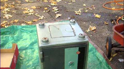 How to open safe with lost combination, key, re-purpose repair reuse, part 1 of 3 safe cracking