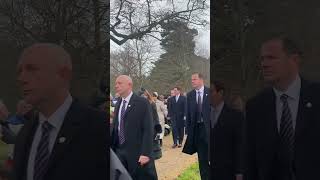 King Charles leads the Sandringham Christmas Service walk for the 1st time with the Royal Family