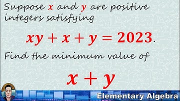 Solving a Fun Math Problem: Finding the Minimum Value of x+y