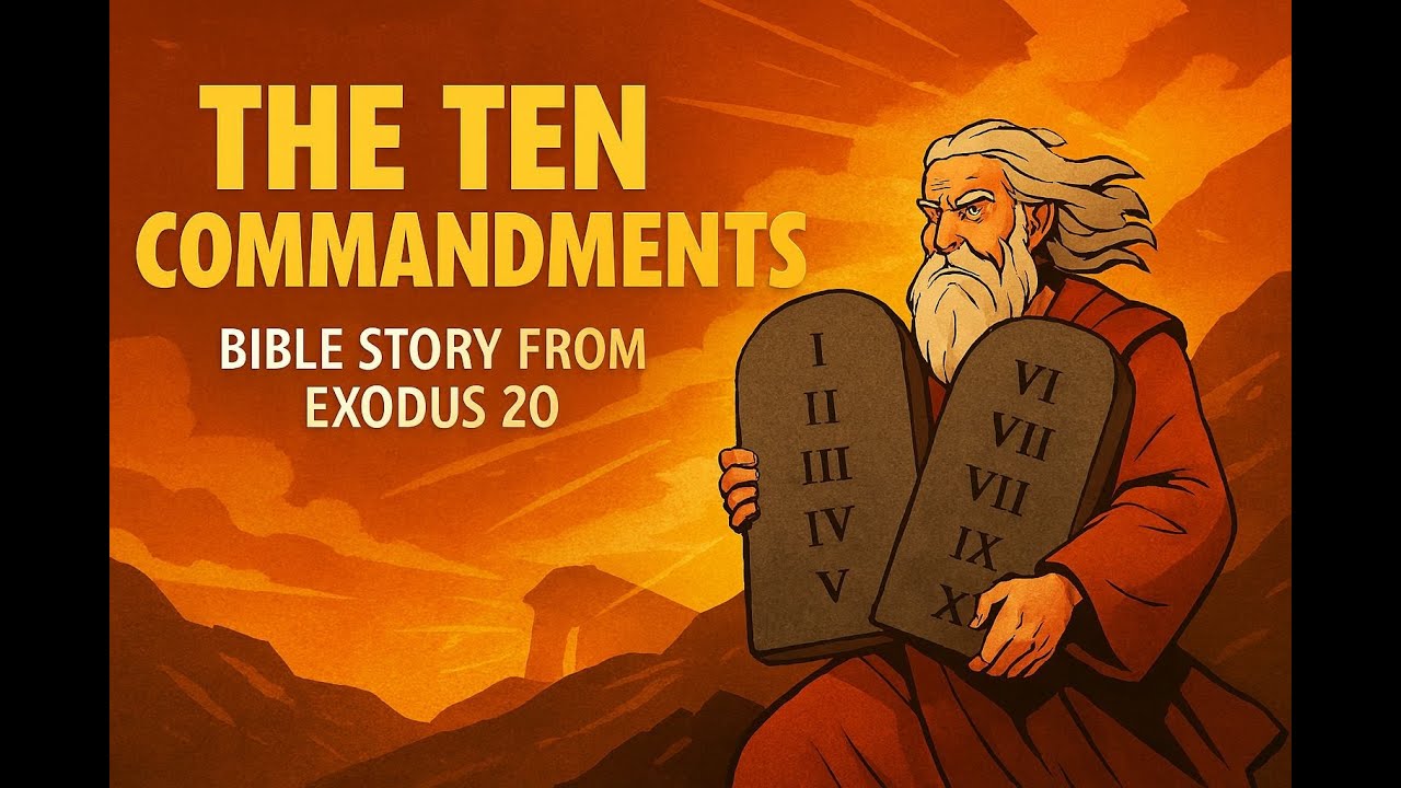 “The Ten Commandments Explained | Bible Story from Exodus 20