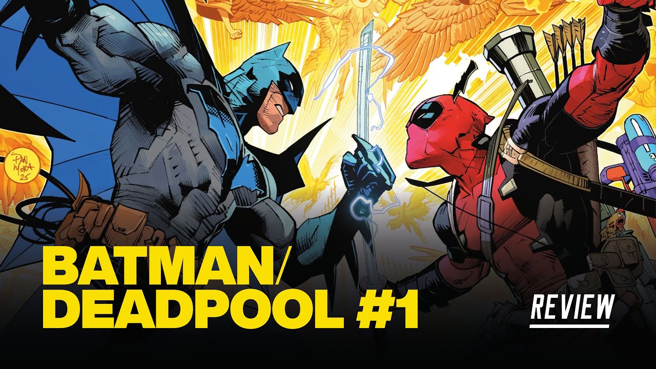 Обзор Batman / Deadpool #1 — экзистенциальный хаос, разрушающий четвертую стену, от Гранта Моррис...