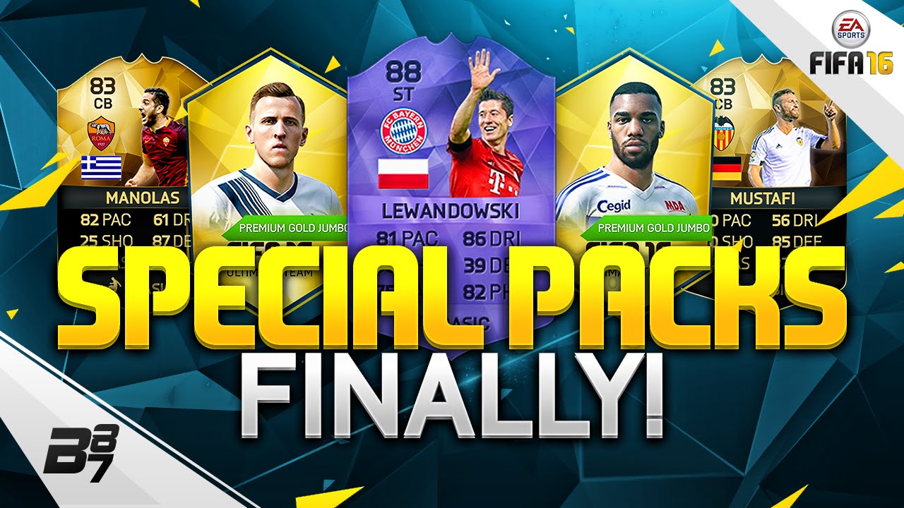 FIFA 16 SPECIAL PACKS ARE HERE! YouTube