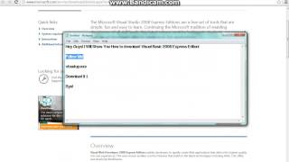 How to download Visual Basic 2008