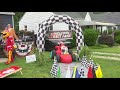 Indy 500 drivers make special visit to Porch Party winners in Speedway