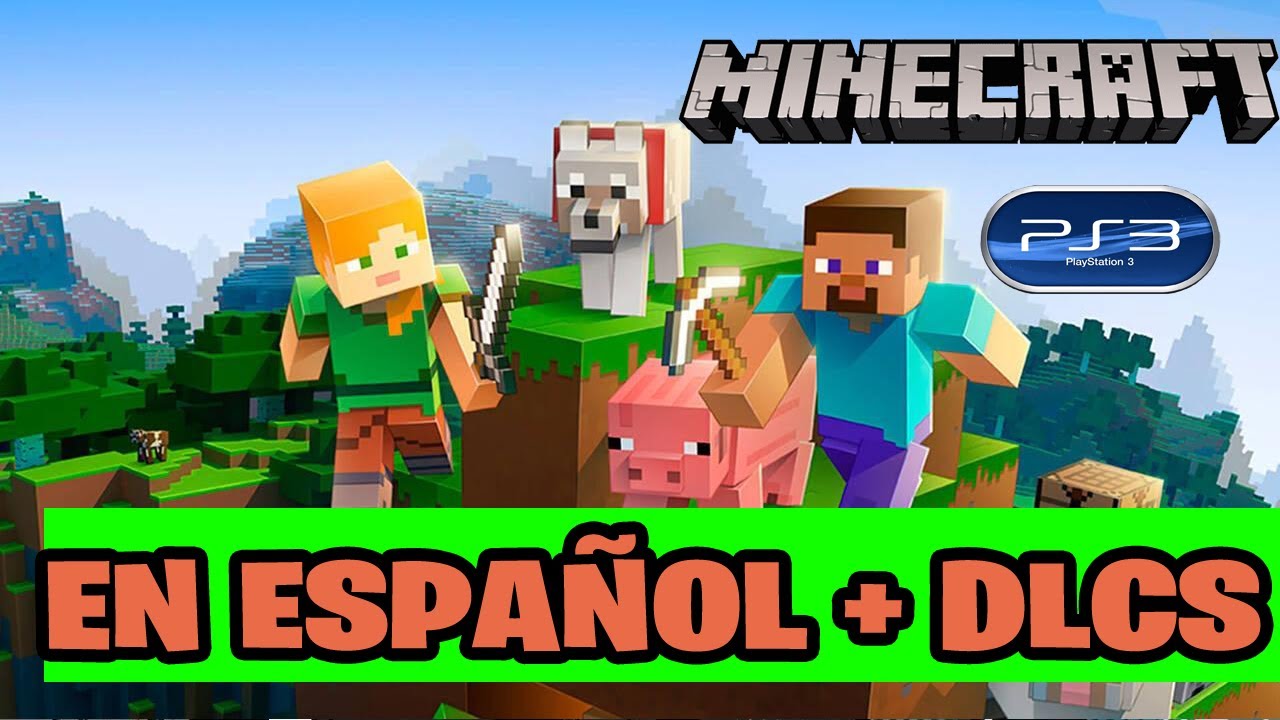 MINECRAFT PS3 PKG NO HAN DLCS CARPETA EN ESPA OL YouTube Minecraft ps3 pkg no han dlcs carpeta en espa ol youtube