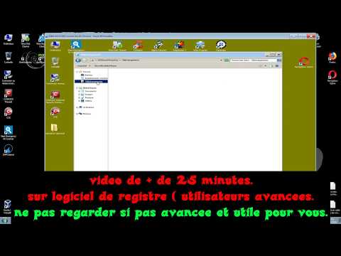 Regshot (registre utilisation ( users advances ) FR