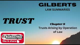 Chapter 9 Trusts Arising by Operation of Law