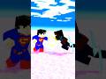 Zombie Become Herobrine in Superman Hit Challenge⚡🍎| Transform Belt #minecraft #shorts