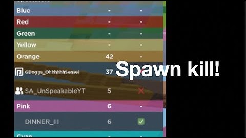 Spawn killing with Aery - Roblox Bedwars