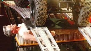 America's Got Talent- RUN OVER ON A BED OF NAILS! Live at Radio City Music Hall. WORLD RECORD!!!