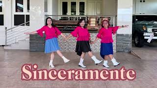 Sinceranente Line Dance by Vee Trias (INA)-Demo by 3 Besties