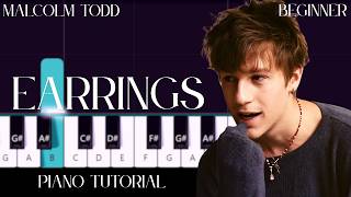 Malcolm Todd - Earrings (Beginner Piano Tutorial)