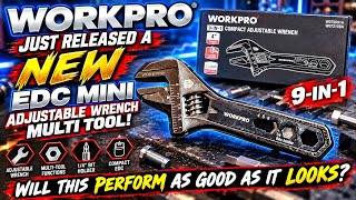 Workpro released a NEW EDC mini adjustable wrench multi tool! Will this perform as good as it looks