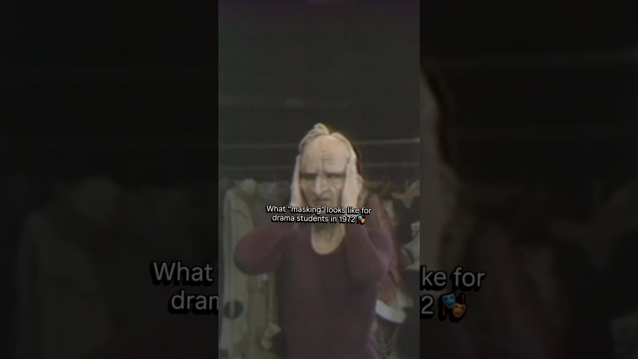 Acting Without Your Face: Juilliard’s Mask Training (1972) 🎭 | ALL ARTS TV