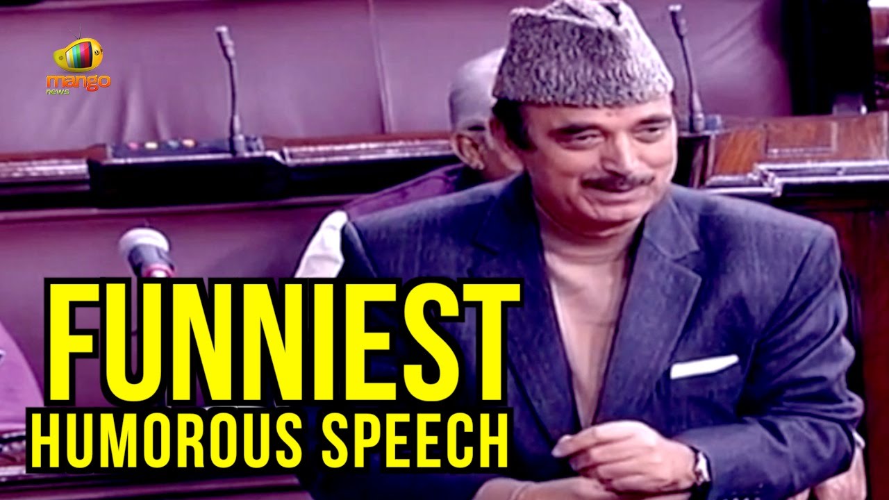 Ghulam Nabi Azad Funniest Humorous Speech | Parliament Session | Mango News