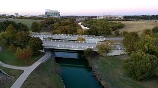White Rock Creek, Plano Tx Low Aerial Drone Flight.