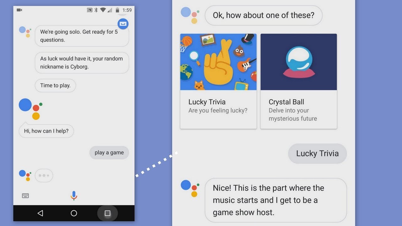 if you feel lonely now you can play games with Google assistant :/ - devRant