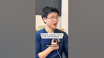 Software engineer interns in SF make $100 per hour!? #career #internship #softwareengineer #tech