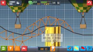 Build a Bridge Level 30 Android 3 star Walkthrough