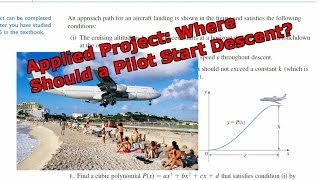 Applied Project: Where Should a Pilot Start Descent