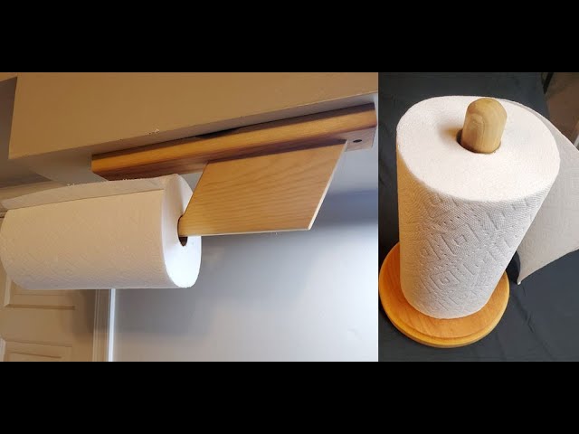 DIY Workshop Paper Towel Holder (Quick & Easy)