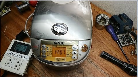 Sửa nồi cơm Zojirushi NP-HH10 nổ cầu chì 15A