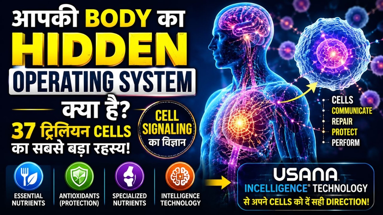 शरीर का Hidden Operating System | Cell Signaling, Cellular Health और USANA InCelligence Technology