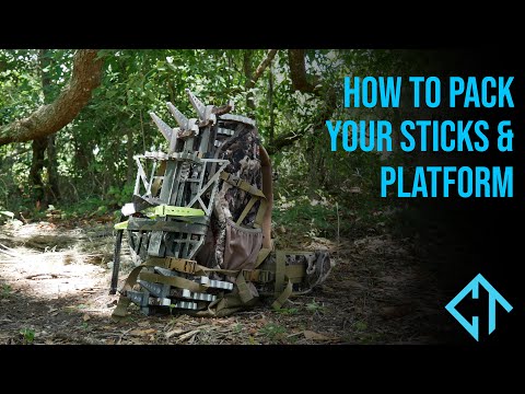 How to Pack Your Sticks and Platform Saddle Hunting
