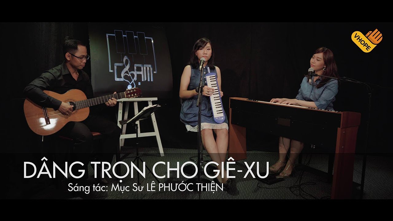 VHOPE | Thánh Ca 805: Dâng Trọn Cho Giê-xu - Cát Uyên & Thanh Trúc | CHẠM - Live Acoustic