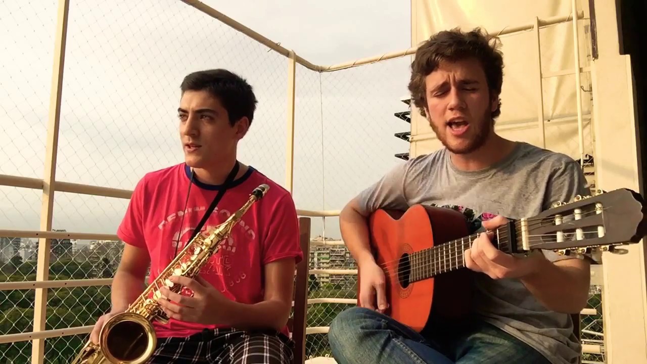 9 de julio - Callejeros (Cover de guitarra y saxo)